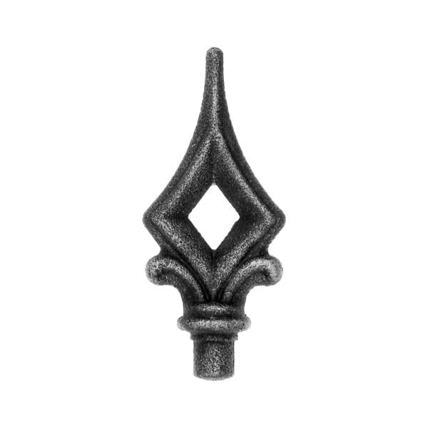 Ploty 47 kovany hrot spicka pro kovany plot a branu 40011 100x45 mm zakladna 12 mm img 1 40.011 fd 2