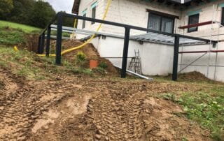 Terasy a přístřešky 32 Průběh instalace terasy